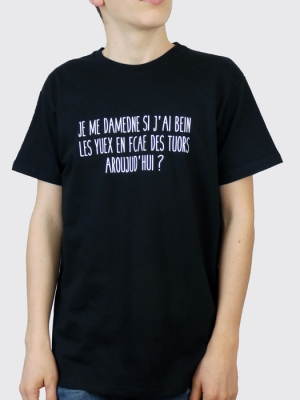 Je me demande si j'ai bien les yeux en face des trous aujourd'hui ?