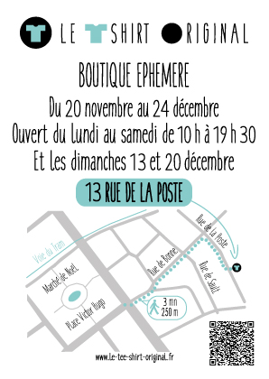 Boutique &eacute;ph&eacute;m&egrave;re du Tee Shirt Original No&euml;l 2026